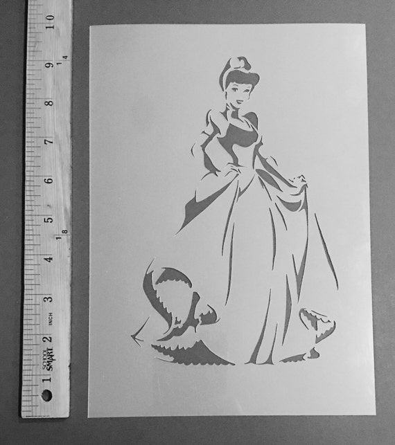 Disney Princess Cinderella Decorating Stencil Custom Stencils from