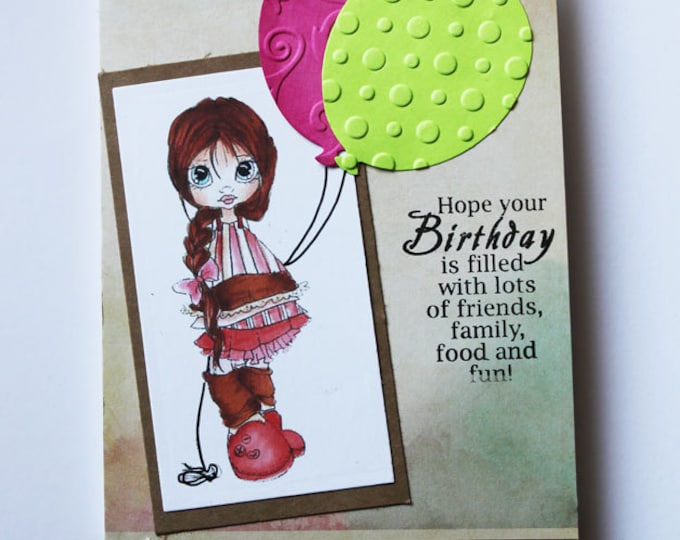 Happy Birthday CArd /Birthday Cards/ Saturated Canary