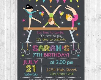 Little Gym Party Invitations 3