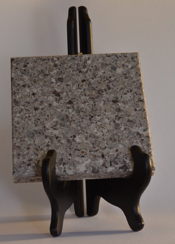 Items similar to Grey and White Speckled Solid Quartz Hot Plate on Etsy