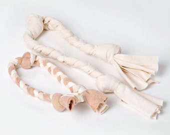 Organic Cotton Dog Tug Toy- Fun, Washable, and Durable Dog Toy!