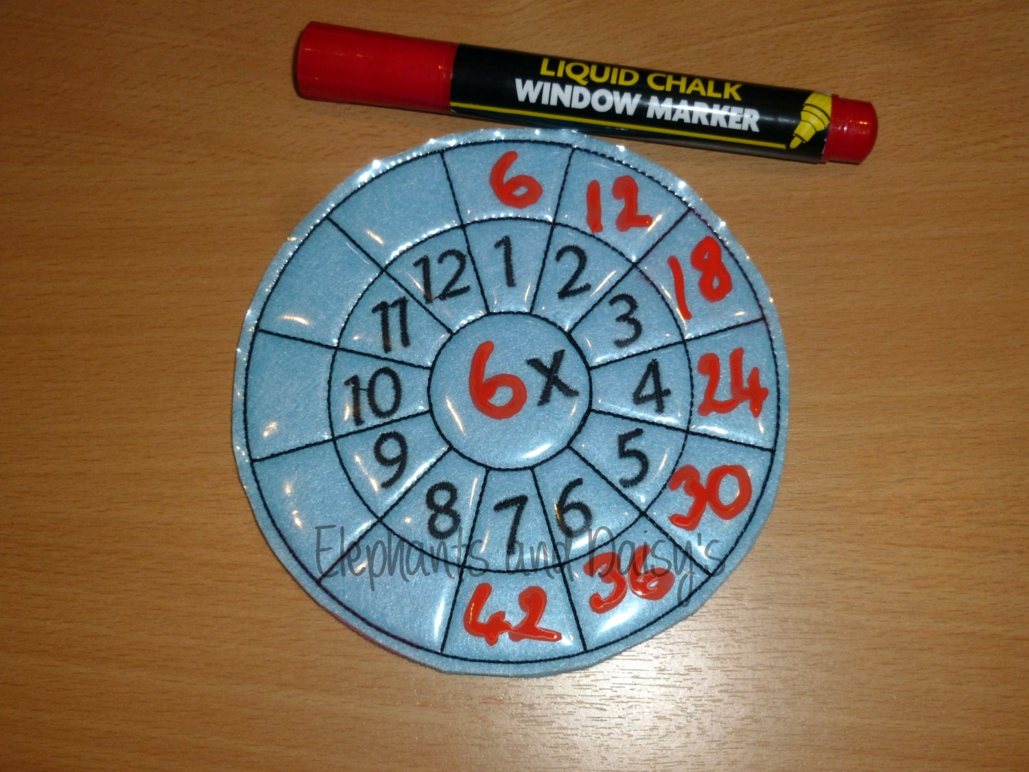 times table wheel embroidery design file