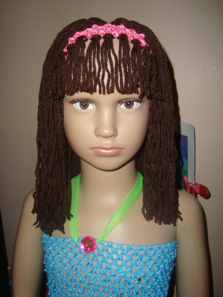 Dora the Explorer inspired Wig Headband Pink by LilCutieCreations