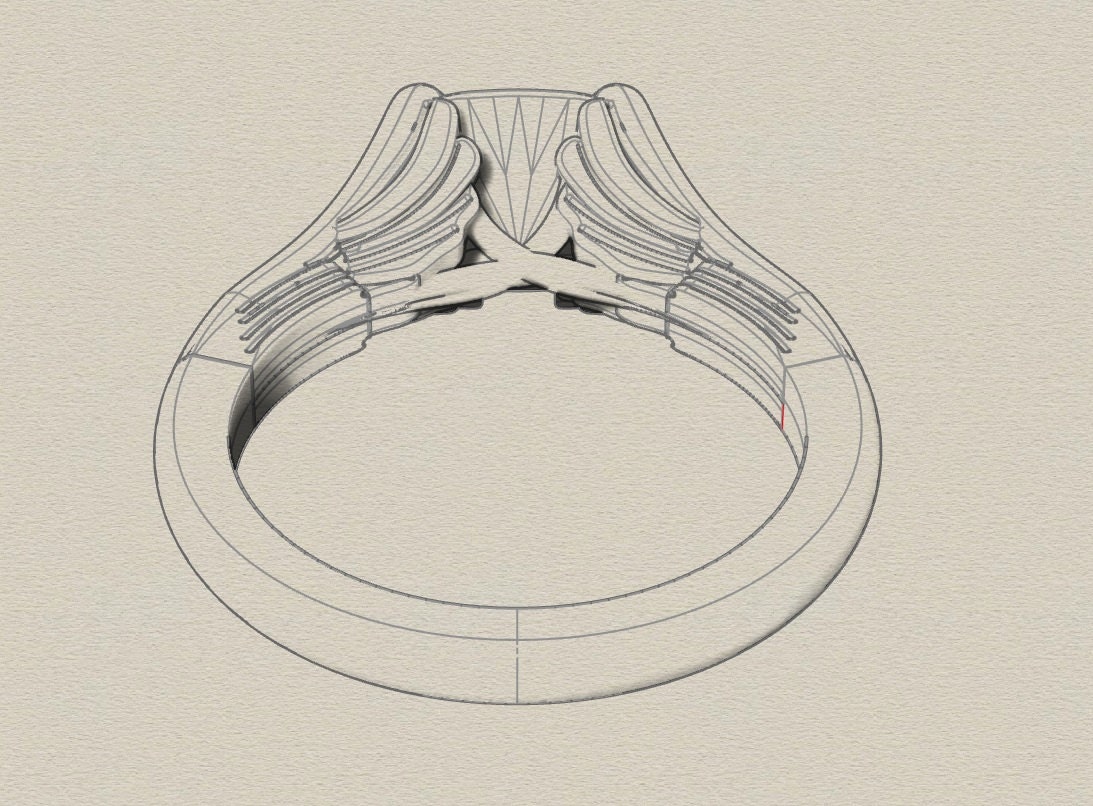 Custom Ring Design CAD Design Custom Designed Rings by BridalRings