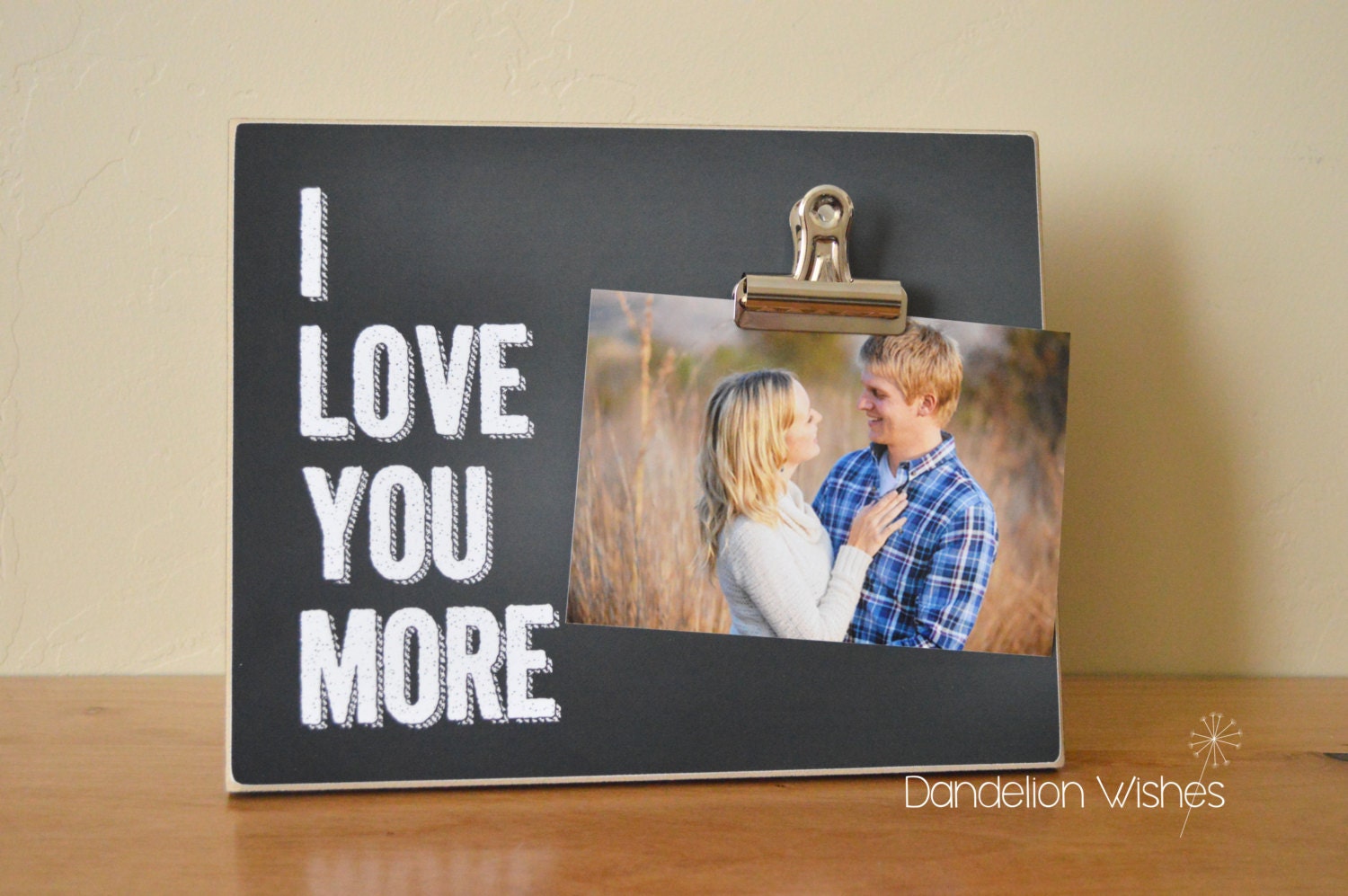 Picture Frame Gift For Her I Love You More 8x10 Frame