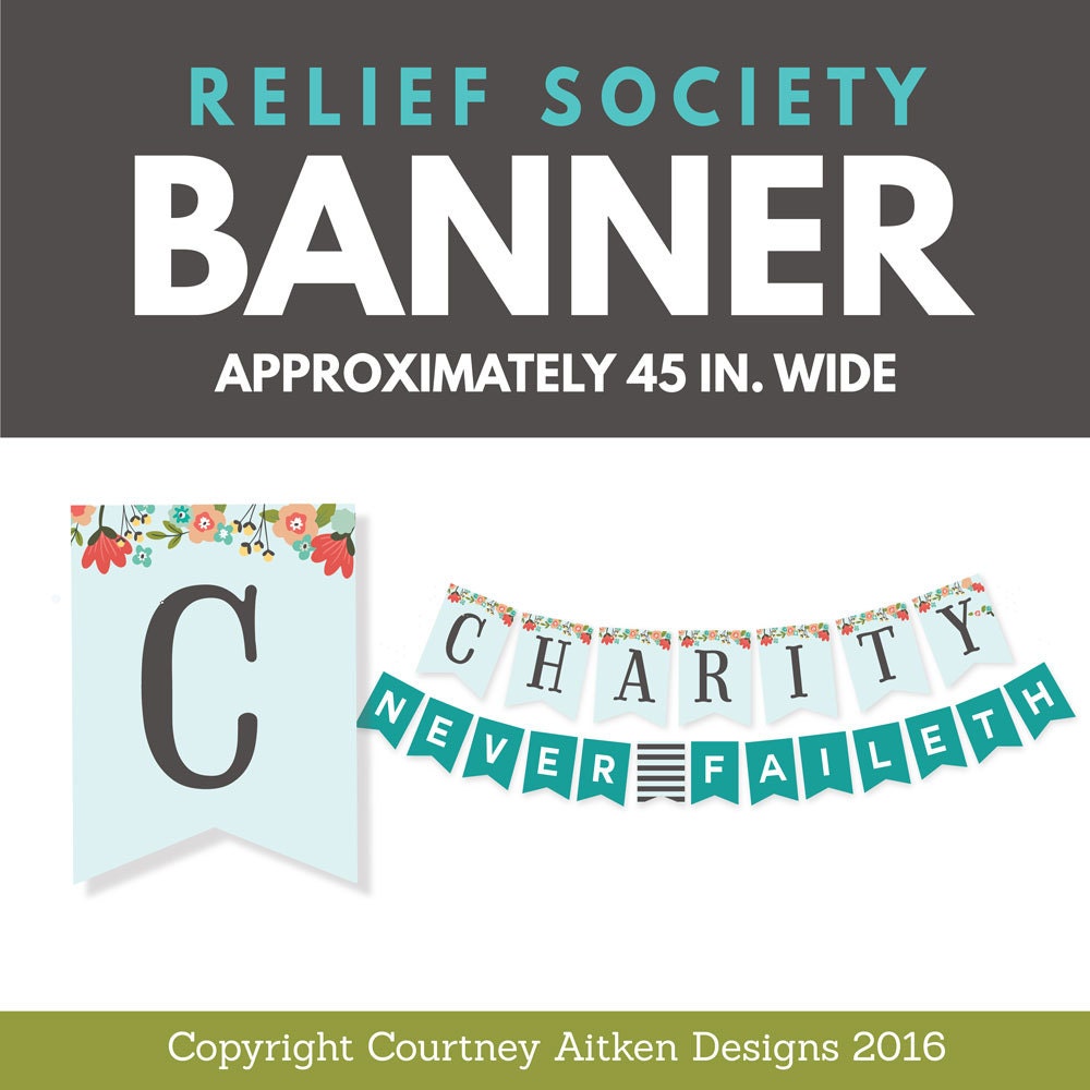 LDS Relief Society Bulletin Board Printables