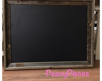 Large Chalkboard, barn wood frame chalkboard, chalkboards, Menu chalkboard, wedding sign, wedding decor, rustic chalkboard, photo prop