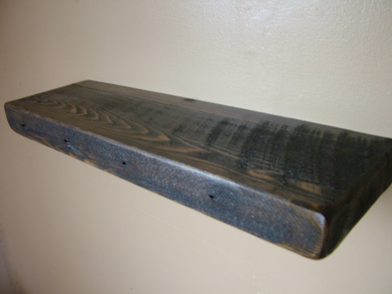 Reclaimed Barn Wood Floating Shelf 36x6x2