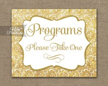 Unique wedding program sign related items | Etsy