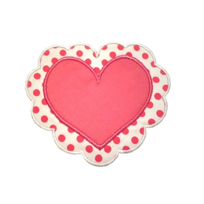 Heart Doily Applique Machine Embroidery Digital Design