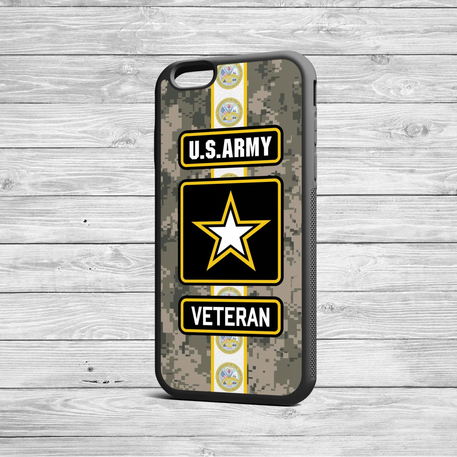 US Army Veteran Digital Camo Case For iPhone 6 6 by lilidesigners