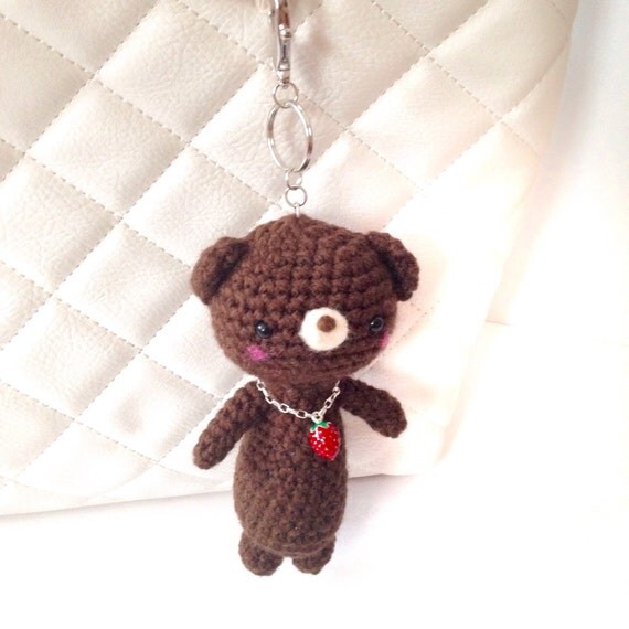 teddy bear crochet bag