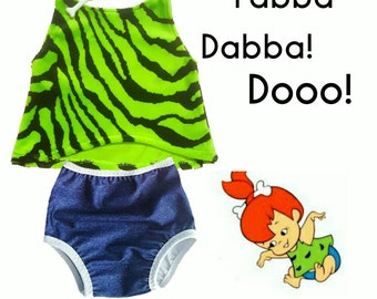 Pebbles toddler costume