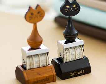 Date Stamp, Rubber Stamp, Cat Stamp