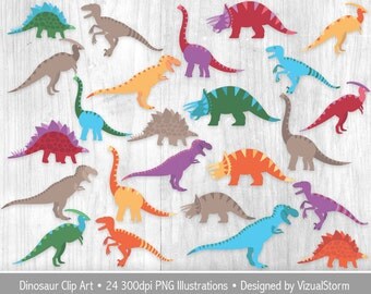 Cute Dinosaur Clipart For Kids Dinosaur Birthday Party Tyrannosaurus Brachiosaurus Parasaurolophus Stegosaurus Triceratops Velociraptor