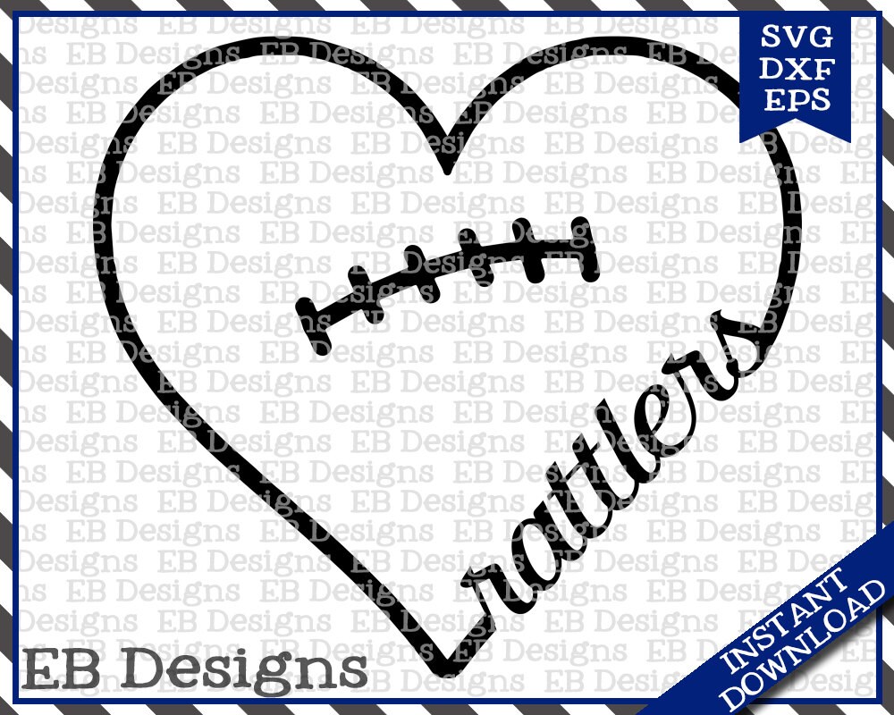 Download Rattlers Football Love SVG DXF EPS Cutting Machine Files ...