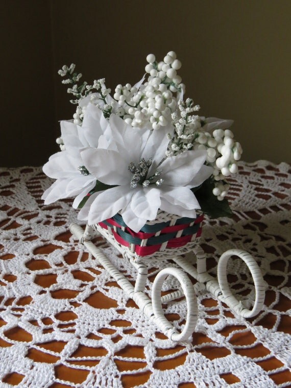 Sleigh Flower Arrangement Sleigh Floral Arrangement Sleigh