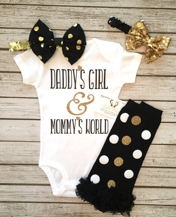 Baby Girl Clothes Daddy's Girl & Mommy's World