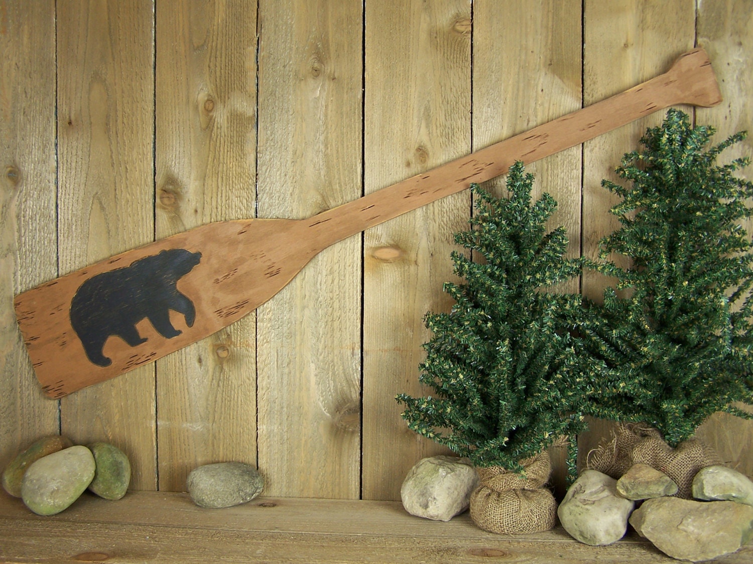 Wooden Oar Decor Decorative Oar Cabin Sign Lake House Decor