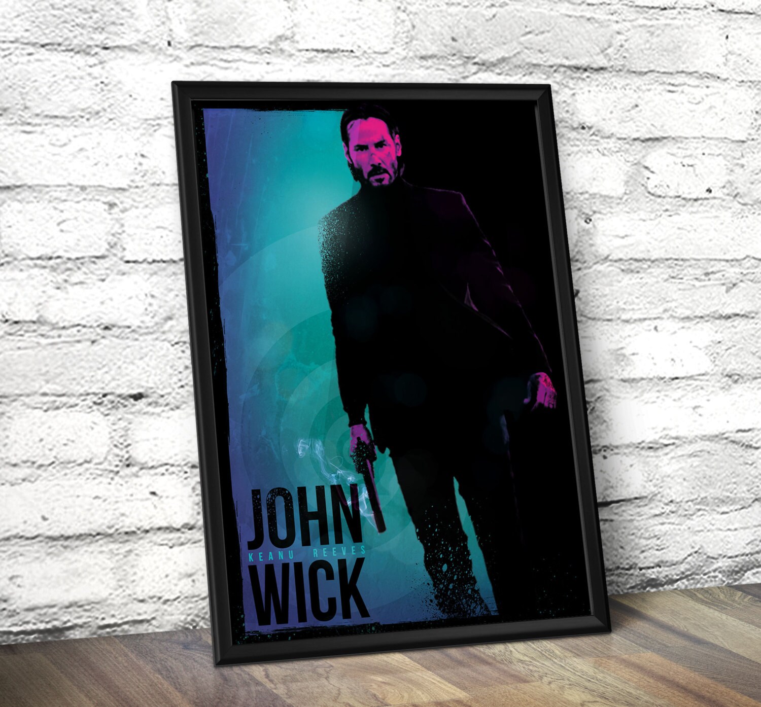 John Wick Minimalist Poster John Wick Inspired Minimalist