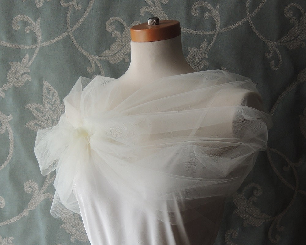bridal wrap ivory
