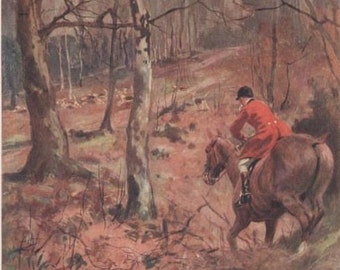Hound & Fox Hunting MR BRAGGS EQUESTRIAN PORTRAIT c1853 John
