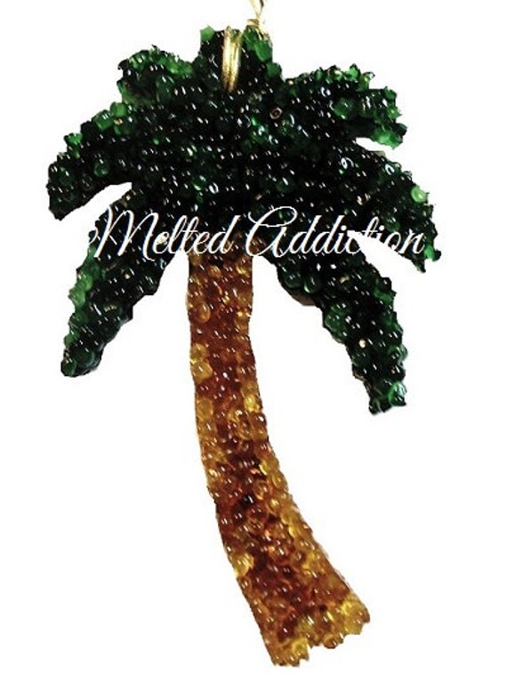 Palm Tree Car Air Freshener by MeltedAddiction on Etsy