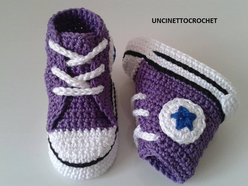 CONVERSE PATTERN All Star Baby crochet converse-newborn