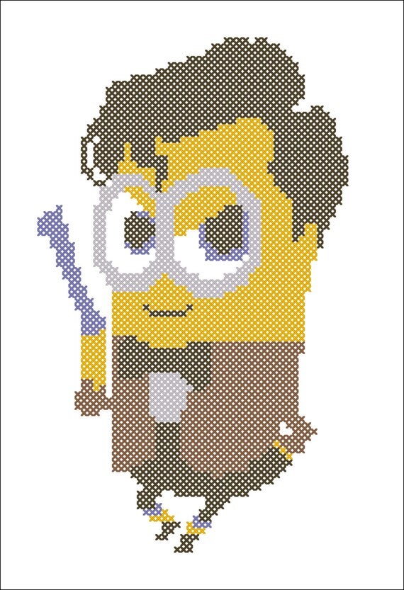 BOGO FREE Cross stitch pattern Minion Doctor WHO pdf