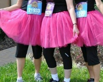Adult Plus Size Tutu, Running Skirt, Running Tutu, Tutu Skirt, Bachelorette Party, Color Run, Tutu Run, Race for the Cure Outfit