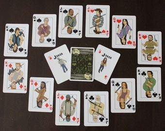NEW "The Walking Dead" Playing Cards - 54 Card Deck - Great Gift TWD