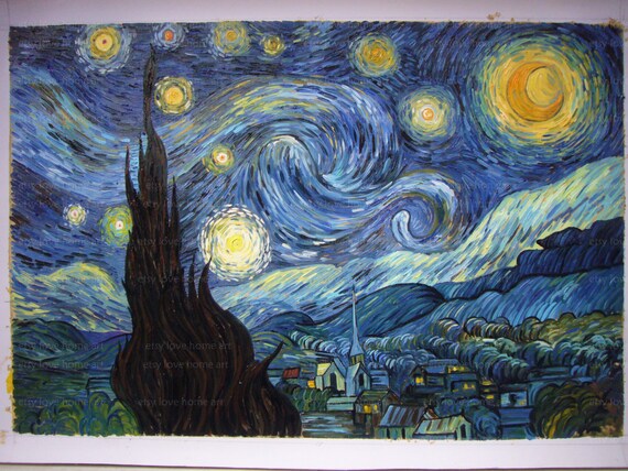The Starry Night Vincent van Gogh hand-painted oil painting