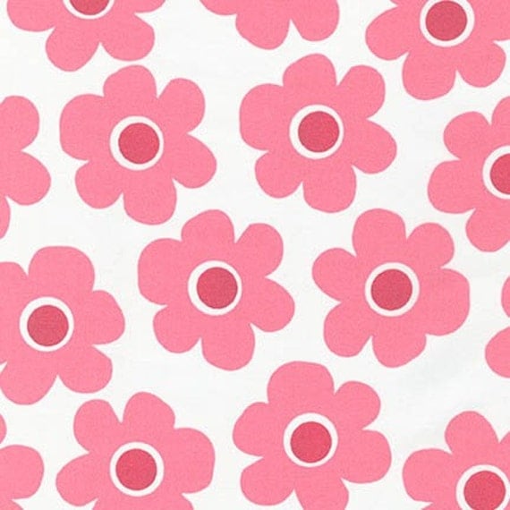 SALE 25% OFF 108 inch Remix Daisy in Pink Wide Premium Cotton