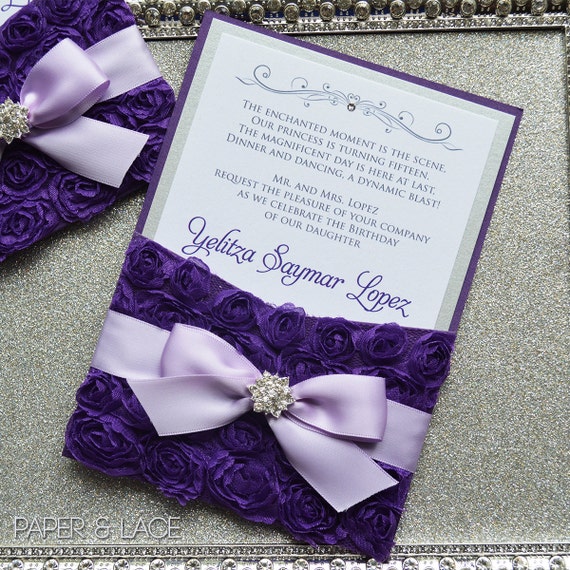 Handmade Quinceanera Invitations 10