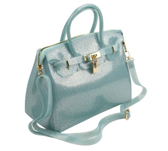 light green purse