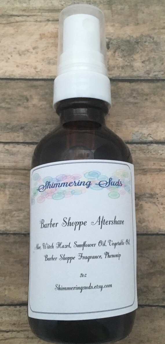 Barber Shop Aftershave Men's Aftershave Aloe Aftershave