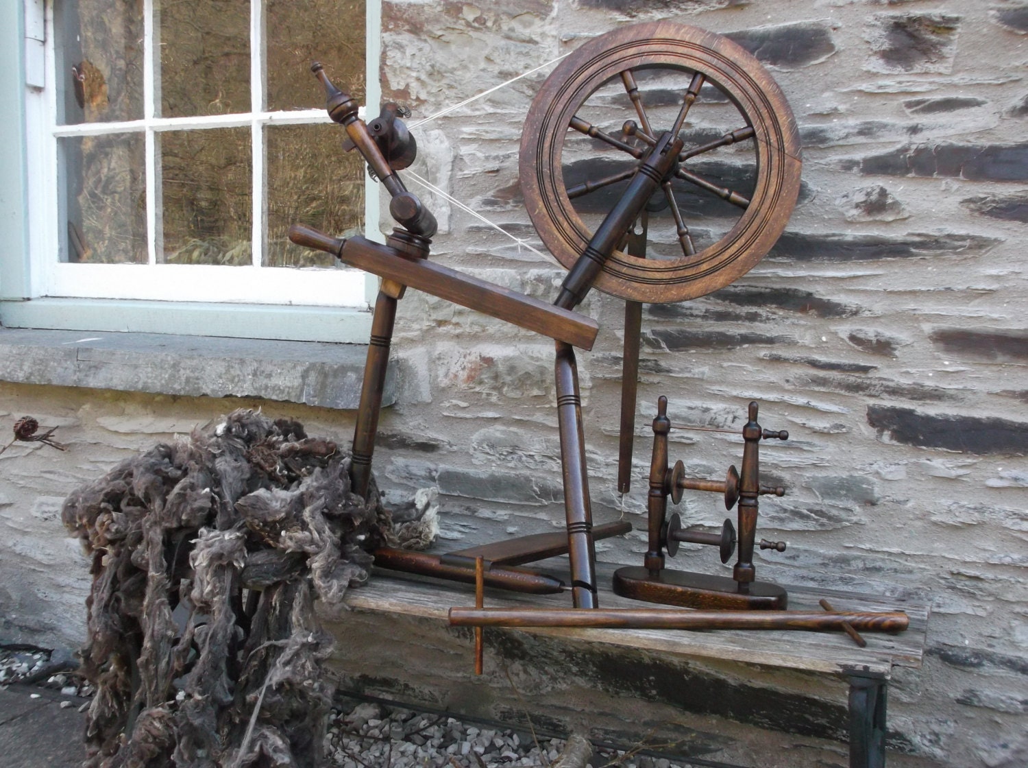 Haldane Hebridean Spinning Wheel Fully by ThomasWoodandWool