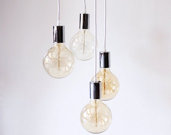 Industrial Chandelier Light Cluster Pendant Lighting Ceiling Hanging Lights Edison Chandelier Modern Pendant Light Home Decor DIY Lamp