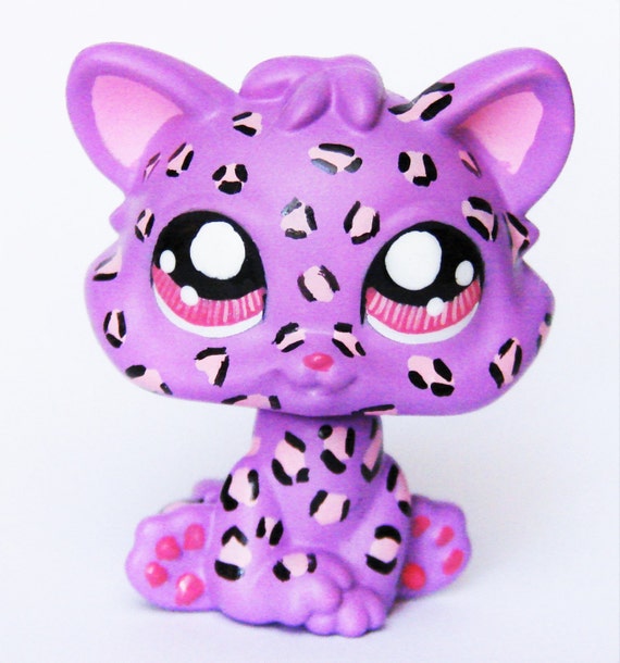 LPS baby Cheetah Custom ooak figure Littlest Pet Shop Jaguar