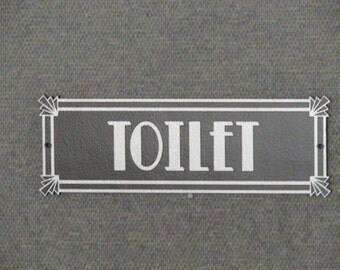 Bathroom Sign Art toilet door sign | etsy Bathroom Sign Art toilet door sign | etsy
