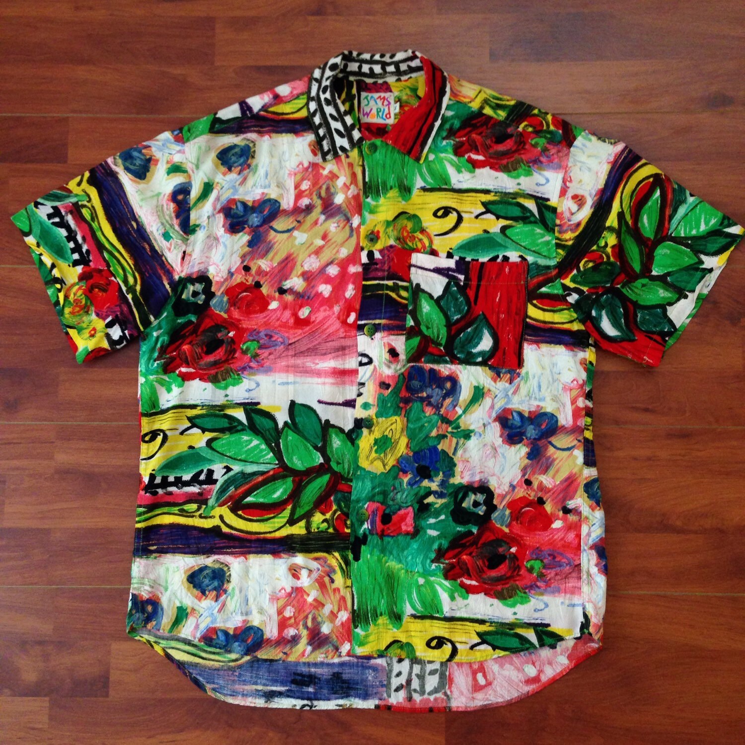 Jams World Surf Line Hawaii USA M 80s/90s Aloha