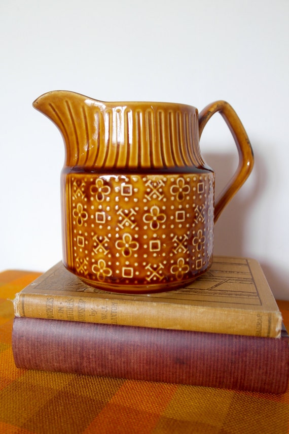 Vintage Sadler Pottery Jug 1 1/2 Pint Terracotta Ceramic Jug