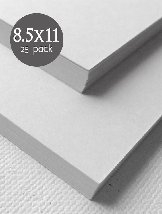 White 8.5 x 11 Cardstock Paper 100lb Heavy Invitation Paper