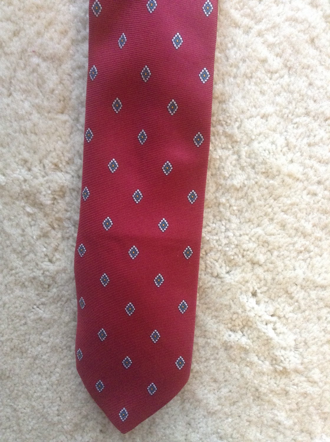 Etienne Aigner Designer Necktie / Maroon Couture Designer Man