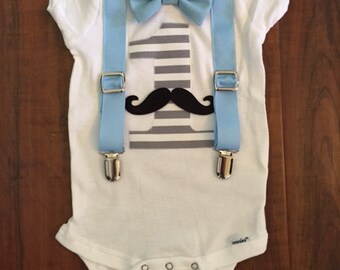 Mustache Birthday Onesie or Tshirt