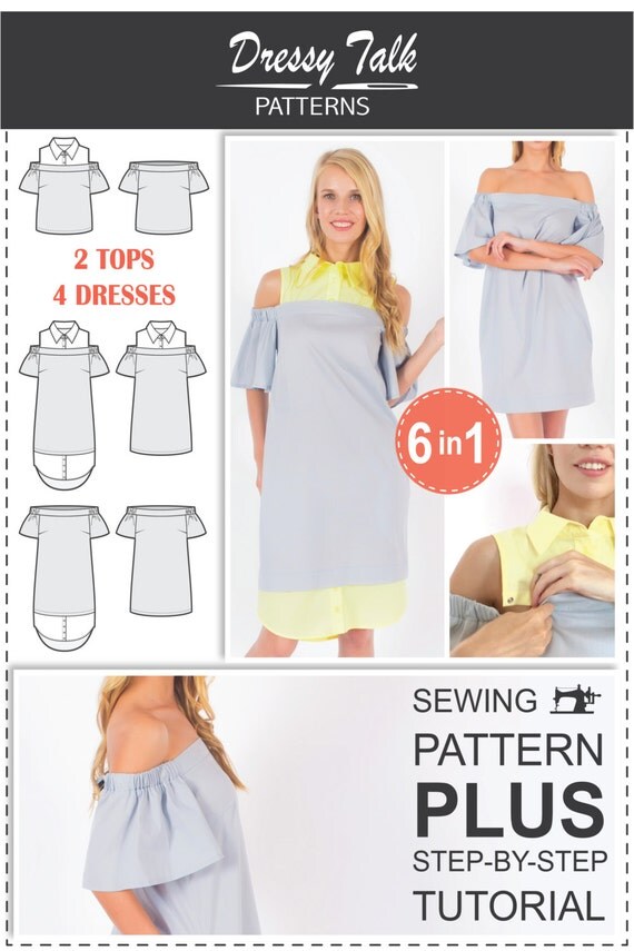 Dress Patterns Off the Shoulder Dress Pattern Off Shoulder