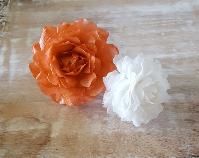 Edible Peonies, Wafer Paper Flowers for Cakes - "Bomb Style"