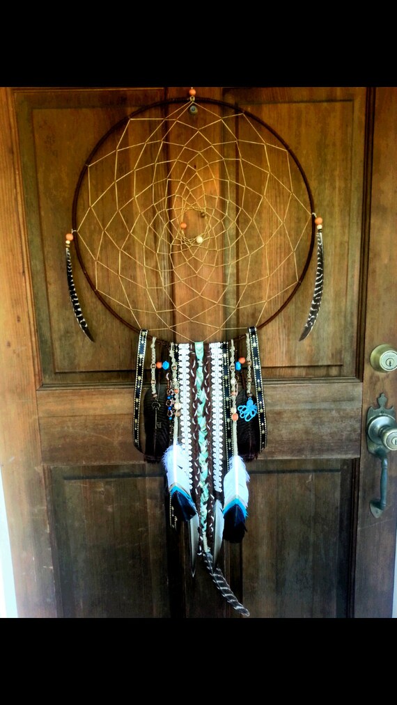 Extra Large Handmade Dream Catcher by Lotusmoonchild on Etsy