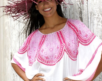 SALE!! Poncho Summer/Tassels poncho/Beach cover up/Resort wear/Beach wear/Bohemian Poncho * ASTER PONCHO