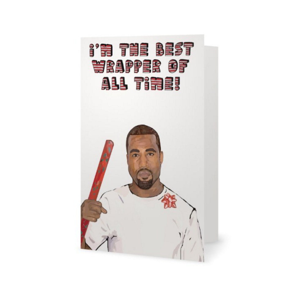 kanye west christmas card best wrapper rapper card hip kanye west christmas card best wrapper rapper card hip